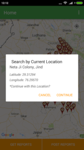 Search By current location